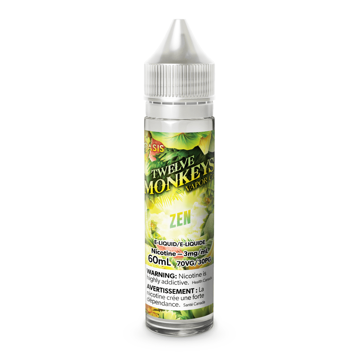 Twelve Monkeys: OASIS 60mL - 437 VAPES
